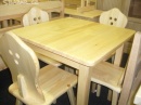 levný stůl masiv  75x75cm model 012